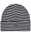 Mads Nørgaard Lue - Strikk - Isak Ambas Stripe - Svart/Hvit