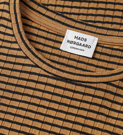 Mads Nørgaard Blouse - Rib - Talika - Ermine/Black Mads Nørgaard Blouse - Rib - Talika - Ermine/Black