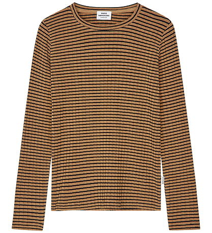 Mads Nørgaard Blouse - Rib - Talika - Ermine/Black