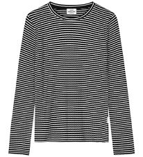 Blouse Mads Nørgaard - Rib - Talika - Black/Vanilla Ice Blouse Mads Nørgaard - Rib - Talika - Black/Vanilla Ice