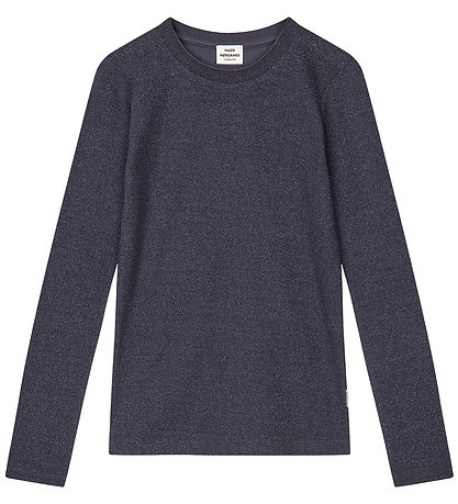 Mads Nørgaard Blouse - Rib - Talino - Parisian Night w. Glitter Mads Nørgaard Blouse - Rib - Talino - Parisian Night w. Glitter