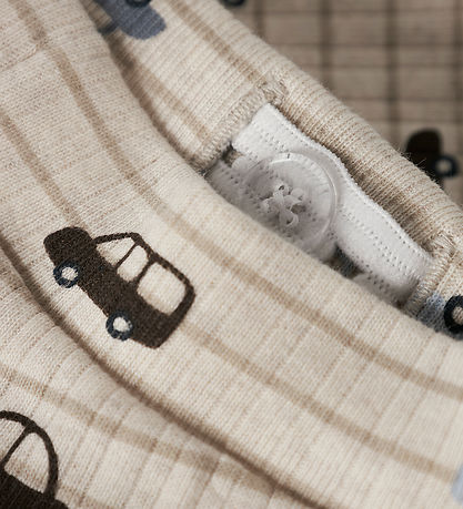 Name It Trousers - NbmRonald - Rib - Peyote Melange