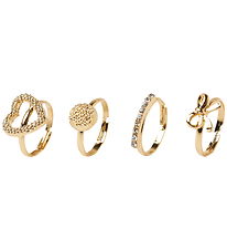 Anneaux Name It - NkfFacc-Kida - 4 Pack - Gold Colour/625