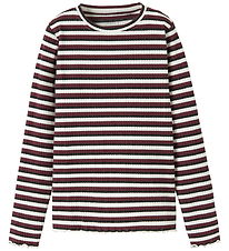 Name It Blouse - NkfVemma - Cloud Dancer/Black/Burgundy Name It Blouse - NkfVemma - Cloud Dancer/Black/Burgundy