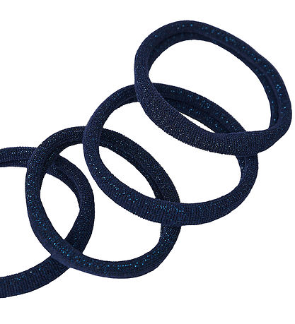 Name It Elastic Hair Bands - NkfRiga - 4-Pack - Beacon Blue/w. G Name It Elastic Hair Bands - NkfRiga - 4-Pack - Beacon Blue/w. G