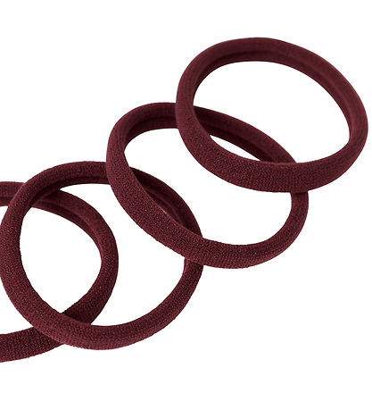 Name It Elastic Hair Bands - NkfRiga - 4-Pack - Burgundy/w. Glit Name It Elastic Hair Bands - NkfRiga - 4-Pack - Burgundy/w. Glit