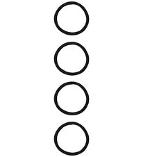 Name It Elastic Hair Bands - NkfRiga - 4-Pack - Black/w. Glitter Name It Elastic Hair Bands - NkfRiga - 4-Pack - Black/w. Glitter