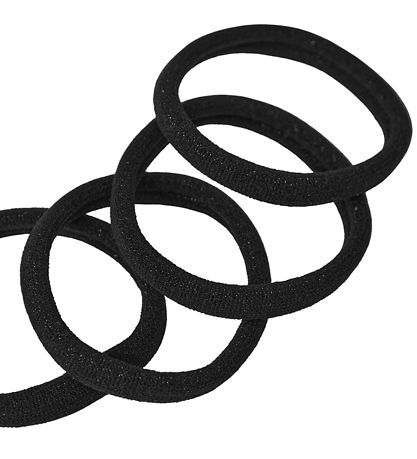 Name It Elastic Hair Bands - NkfRiga - 4-Pack - Black/w. Glitter Name It Elastic Hair Bands - NkfRiga - 4-Pack - Black/w. Glitter