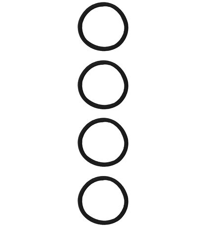 Name It Elastic Hair Bands - NkfRiga - 4-Pack - Black/w. Glitter Name It Elastic Hair Bands - NkfRiga - 4-Pack - Black/w. Glitter