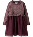 Name It Dress - Knitted - NmfRefraja - Burgundy Name It Dress - Knitted - NmfRefraja - Burgundy
