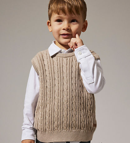 Blouson Name It - Tricoté - NmmRomain - Fossile d'Islande