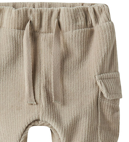 Name It Trousers - Velvet - NmmRonny - Iceland Fossil Name It Trousers - Velvet - NmmRonny - Iceland Fossil