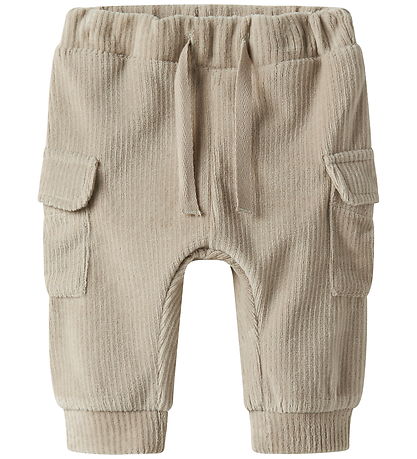 Name It Trousers - Velvet - NmmRonny - Iceland Fossil Name It Trousers - Velvet - NmmRonny - Iceland Fossil