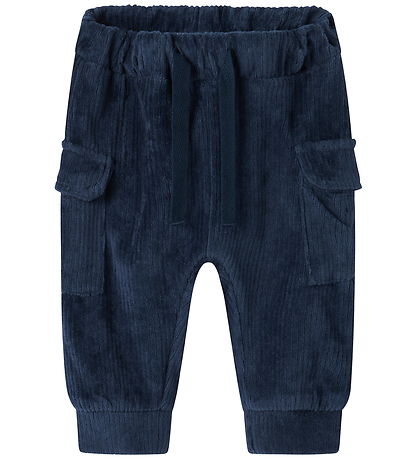 Name It Trousers - Velvet - NbmRonny - Navy Blazer