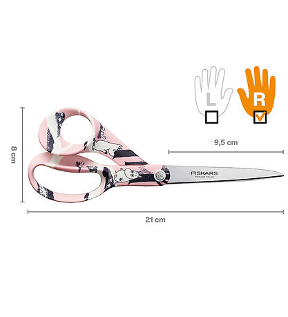 Fiskars MOOMIN Scissors - Universal 21 cm - Love Fiskars MOOMIN Scissors - Universal 21 cm - Love