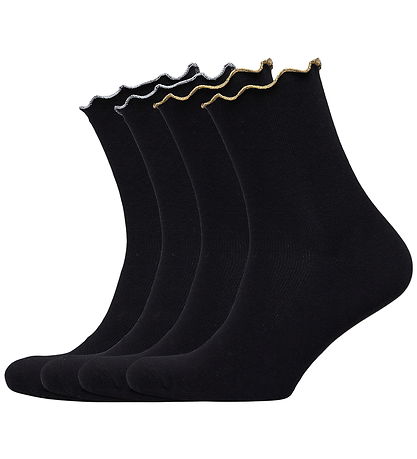 Chaussettes Rosemunde - 4 Pack - Rh Arlanta - Black/Argent/Gold