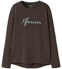 Blouse Name It - NkfVix - Seal Brown/Amour