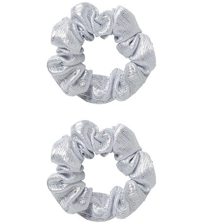 Name It Scrunchie - 2-Pack - NkfRiglitter - Silver