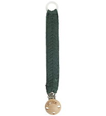 Smallstuff Pacifier Clip - Fishbone - Dark Green
