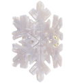 By Stær Hair Clip - Snowflakes - Light Grey