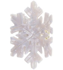 By Stær Haarclip - Sneeuwvlokken - Licht Grijs