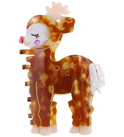 By Stær Hair Clip - Reindeer - Brown