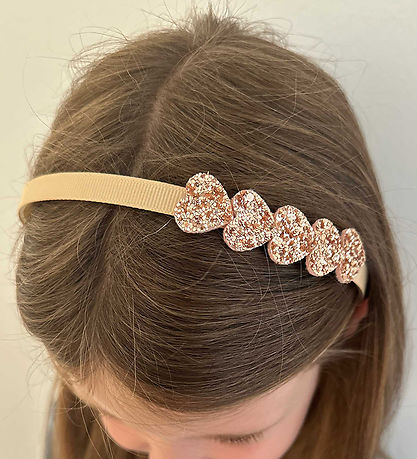 By Stær Hairband - Heart - Beige