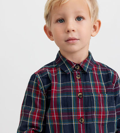 MarMar Skjorte - Tommy - Pilot Navy Sjekk