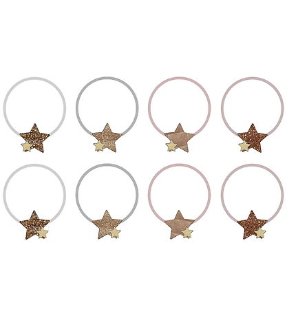 Mimi & Lula Elastic Hair Bands - 8-Pack - Starry Shimmer Mimi & Lula Elastic Hair Bands - 8-Pack - Starry Shimmer