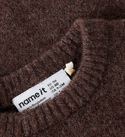 Name It Waistcoat - NbfReifyly - Knitted - Peppercorn