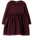 Lil' Atelier Dress - NmfSolange - Catawba Grape