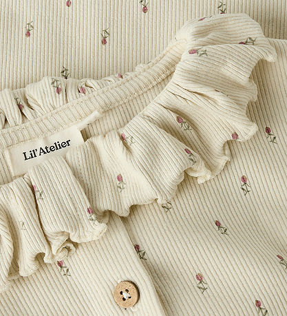 Lil' Atelier Pyjama Set - NmfGago - Turtledove/Floral