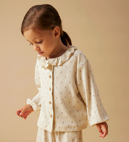 Lil' Atelier Pyjama Set - NmfGago - Turtledove/Floral