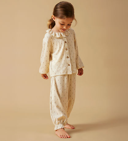 Lil' Atelier Pyjama Set - NmfGago - Turtledove/Floral Lil' Atelier Pyjama Set - NmfGago - Turtledove/Floral