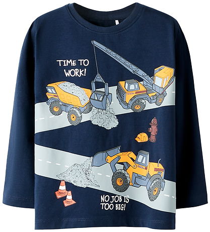 Name It Blouse - NmmOfek - Navy Blazer