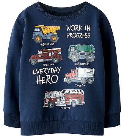 Name It Sweatshirt - NmmOrson - Navy Blazer Name It Sweatshirt - NmmOrson - Navy Blazer