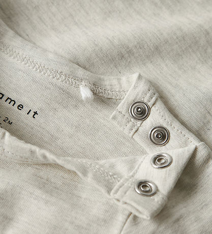 Name It Bodysuit l/s - NbnOla - Peyote Melange