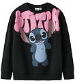 Name It Sweatshirt - NkfOdimi - Stitch - Black Name It Sweatshirt - NkfOdimi - Stitch - Black