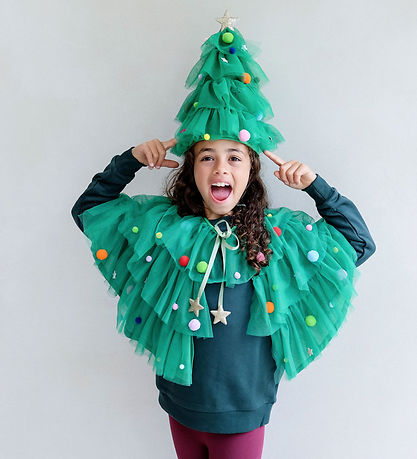 Mimi & Lula Búningur - Kápa - Green Jólatré Mimi & Lula Búningur - Kápa - Green Jólatré