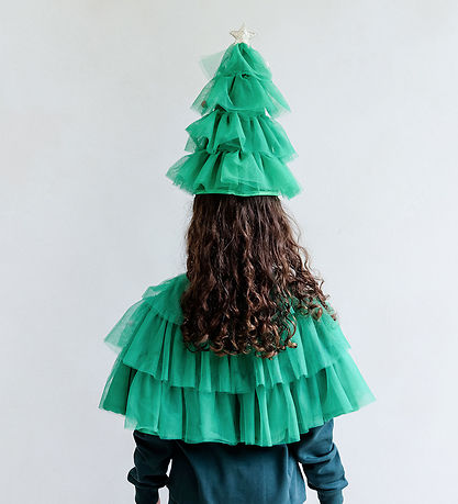 Mimi & Lula Búningur - Kápa - Green Jólatré