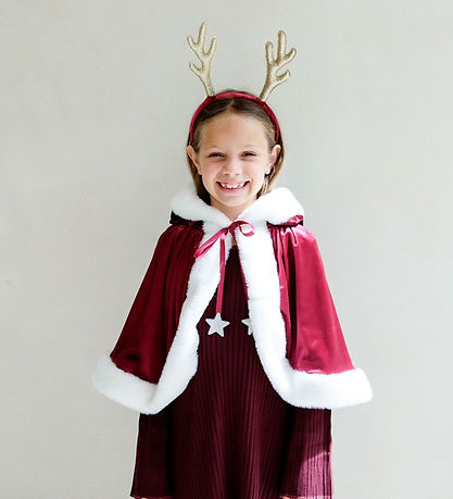 Mimi & Lula Cape - Mrs Claus - Red w. White Mimi & Lula Cape - Mrs Claus - Red w. White