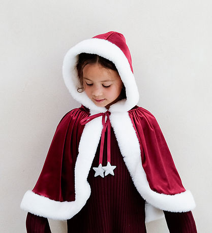 Mimi & Lula Cape - Mrs Claus - Red w. White Mimi & Lula Cape - Mrs Claus - Red w. White