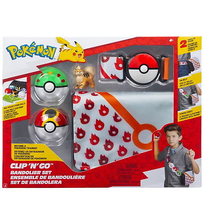 Pokémon Band oils Set - Clip 'N' Go - Growlithe Pokémon Band oils Set - Clip 'N' Go - Growlithe
