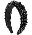 DAY ET Hairband - Pearly Velvet Hair Band - Black