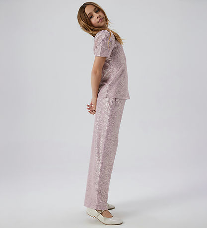 Name It Trousers - Wide - NkfDitsa - Mauve Mist