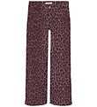 Name It Trousers - Wide - NkfRose - Burgundy/Leo