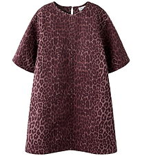 Name It Dress - NkfLeo - Burgundy/Leo Name It Dress - NkfLeo - Burgundy/Leo
