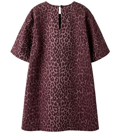Name It Kleid - NkfLeo - Burgundy/Leo