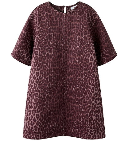 Name It Kleid - NkfLeo - Burgundy/Leo Name It Kleid - NkfLeo - Burgundy/Leo