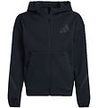 adidas Performance Cardigan - J Z.N.E.FZ - Black/Black adidas Performance Cardigan - J Z.N.E.FZ - Black/Black